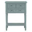 Console étroite, table de canapé mince avec trois tiroirs de rangement et tablette inférieure, table de couloir-933877660