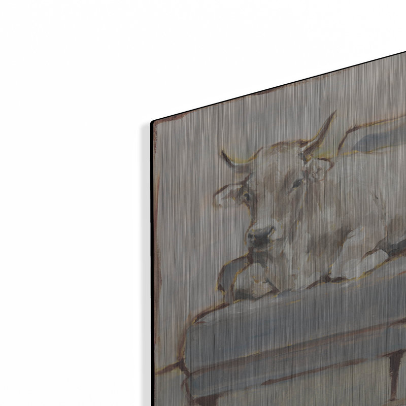 «Moo-ving In III» par Ethan Harper, «Moo-ving In III» par Ethan Harper, H 12 po x l 12 po