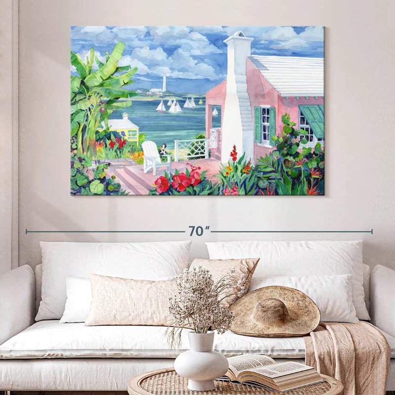 Bermuda Cove, 34" H x 51" W