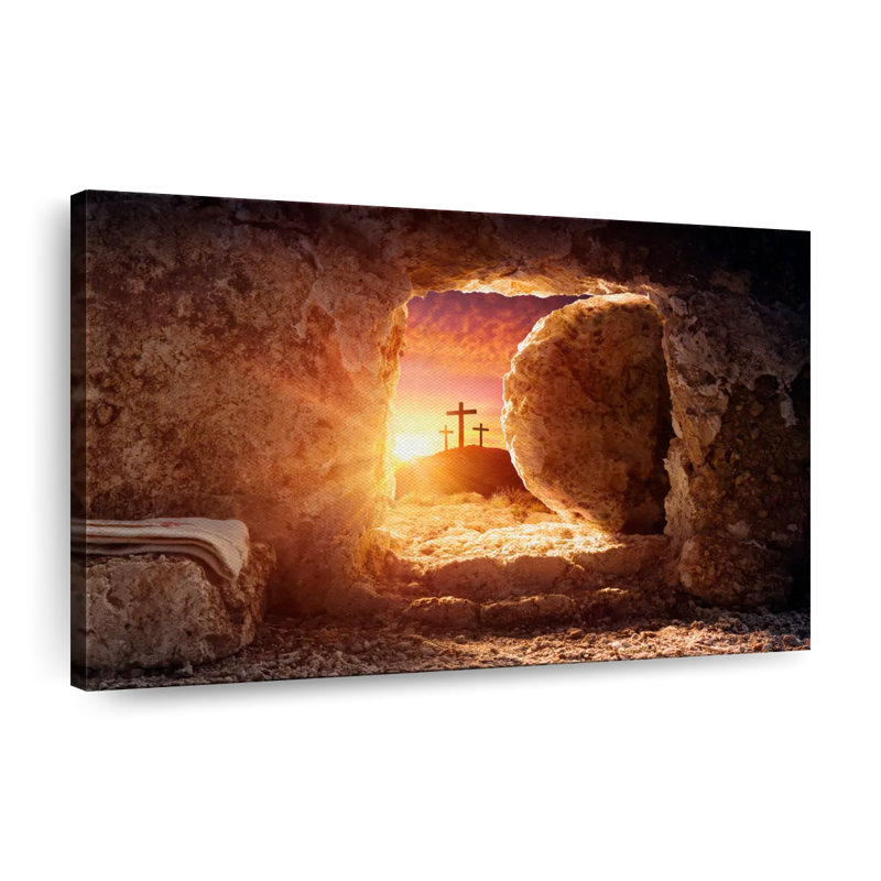 Impression sur toile «Resurgion of Jesus Christ», H 30 po x l 20 po x P 1,25 po