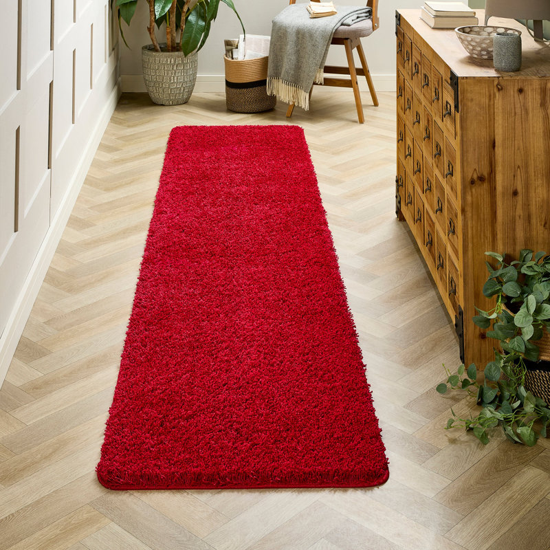 Solid Colour Machine Tufted Area Rug, Runner 67 x 200 cm