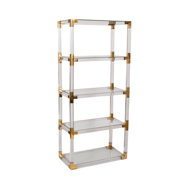 Newnam 66" Felix Acrylic Bookshelf/Kd