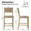 Tabouret de comptoir Linglestown-134438748