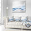 Vague 3D d'éclaboussure d'eau - coussin imprimé abstrait-29350697-29350693