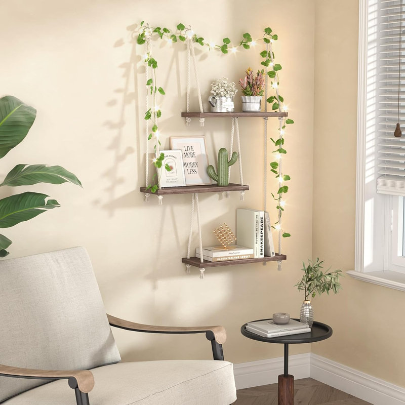 Wall Bracket With Rattan Lamp