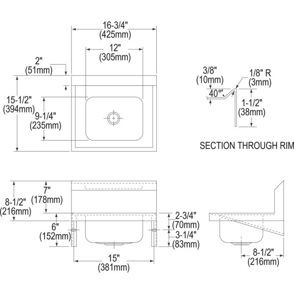 Dimensions du produit