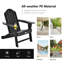 Chaise Adirondack de patio en plastique-70268103