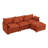Ergonomic 3-Seat Sectional Sofa