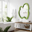 Miroir mural Lochan avec cadre en velours asymétrique Lochan-547180832-547180839