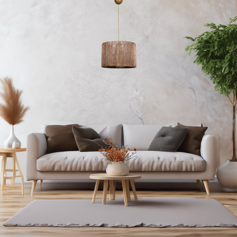 Luminaire suspendu tambour 1 lumière