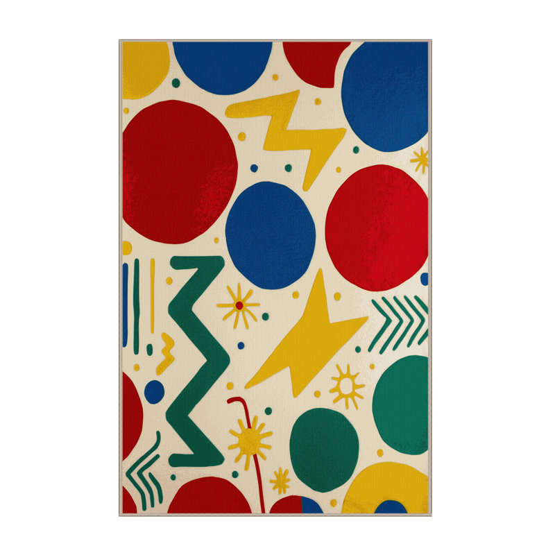 Retro Riff Rug, Round 3'