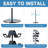 Controller Stand,5 Tier Controller Headphone Holder For Universal Headsets And Controllers,Black,1 Pack