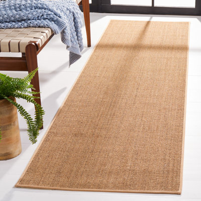 Martha Stewart Sisal/Jute Solid Color Rug in Beige