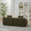 Canapé modulaire courbé Chenille-384162960