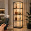 Lampe sur pied colonne 65 "avec télécommande. Contrôle complet de la luminosité et changement de couleur-1857851742