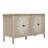 Modern 4-Door Sideboard Buffet Cabinet with Adjustable Shelves, Natural Wood Grain Storage Console for Living Room & Dining Room-1714299634