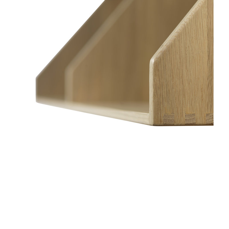 B5 Oak Accent Shelf, 9.84" H x 31.5" W x 8.27" D
