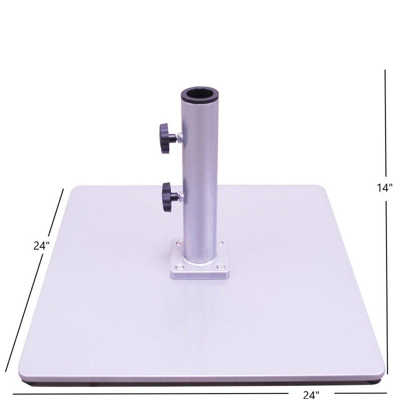 Base de parasol autoportante Phat Tommy, Argent