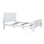 Lit simple classique 1pc lit simple lit Louis Phillipe pieds en bois