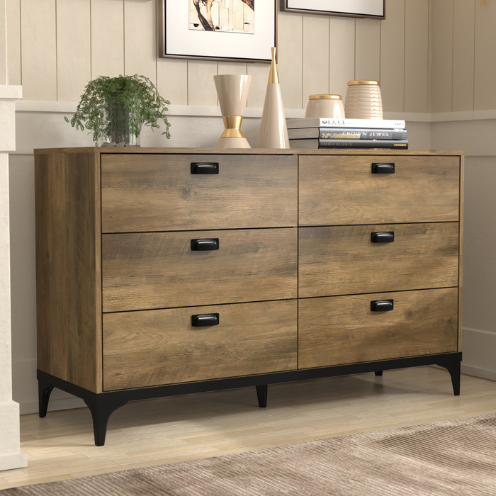 Williston Forge Lawrence 6 - Drawer Chest of Drawers & Reviews ...