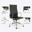 High Back Ergonomic Ribbed Leather Office Chair with Tilt Function