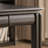Black Rectangular Solid Wood with 2 drawers desk-667077550