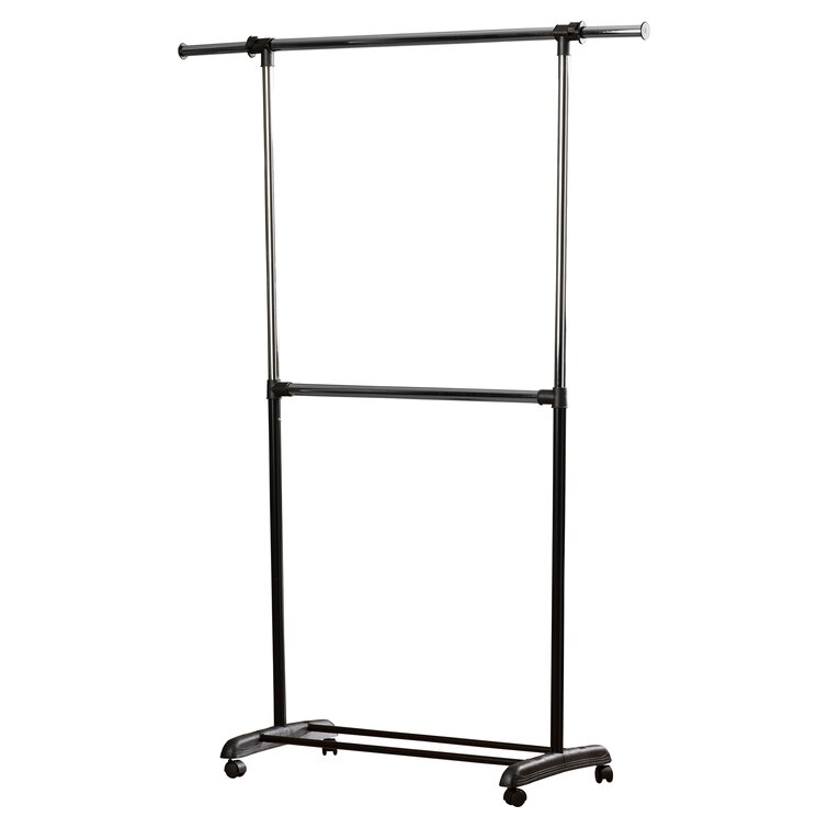 Whitmor Adjustable Rolling Garment Rack