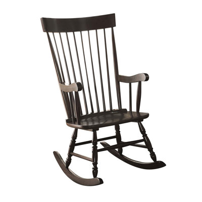 Black Finish Rocking Chair