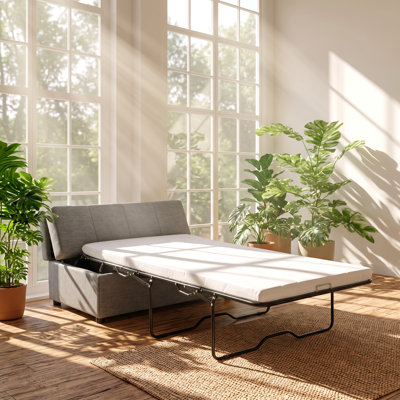 Lit-lit pliant en chenille Omni l 46,02 po x P 28,47 po x H 17,74 po