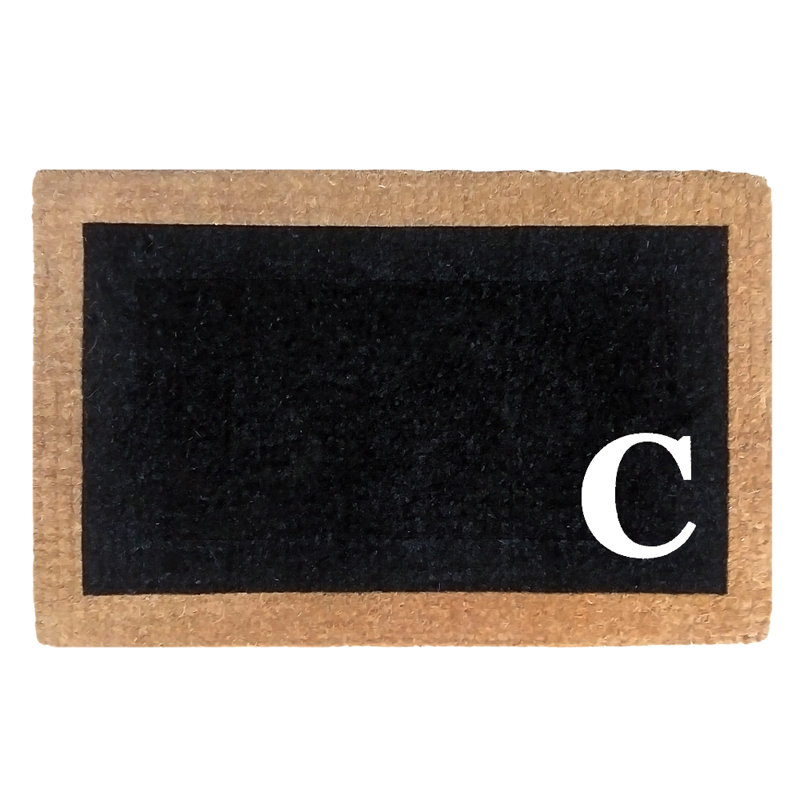 Anne Personalizable Non-Slip Doormat, C