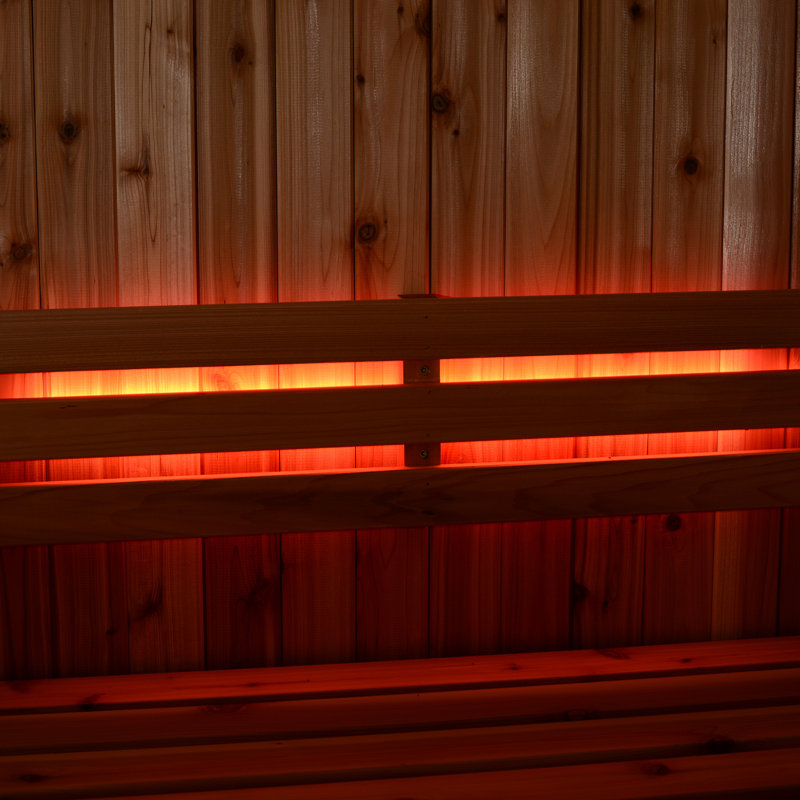 Almost Heaven Saunas Traditional Steam Sauna with Remote Control in Cedar