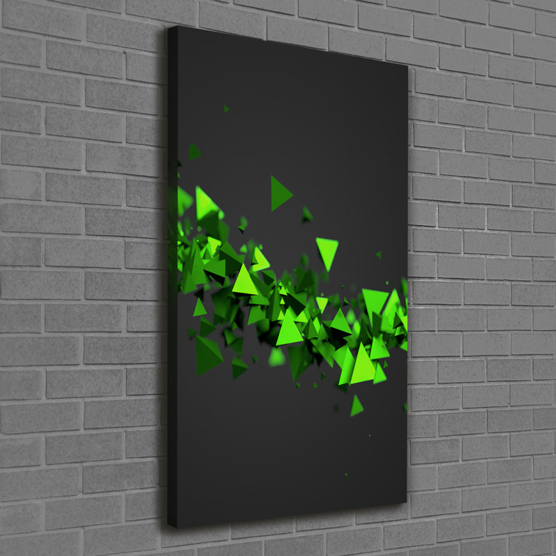 Geometric Wave - Wrapped Canvas Print