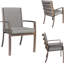 Ensemble de salle à manger 7 pièces pour patio avec table foyer et 6 fauteuils-1240885477