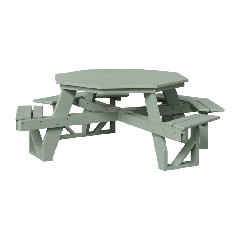Table de pique-nique Ada, Écume de mer / blanc