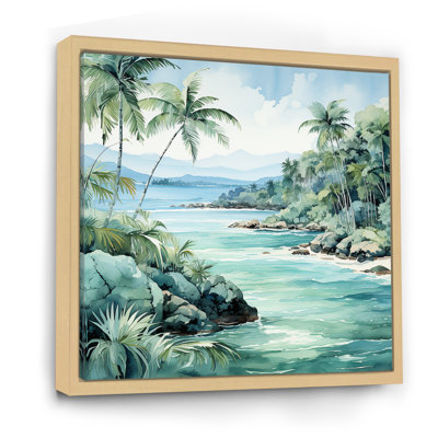 Tropical Beach Escape 1 - Coastal Tropical Wall Art