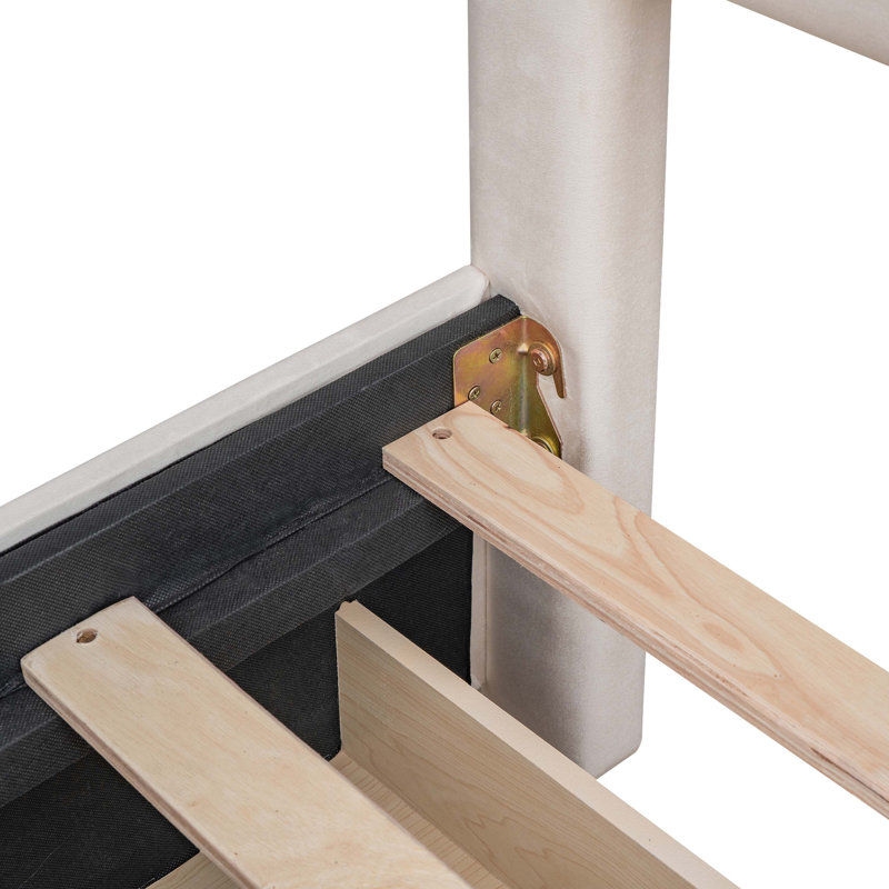 Upholstered Platform Storage Bed