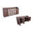 Astoria 87 Wood Office Furniture Set of 4pcs