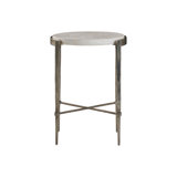 Signature Designs Percival Stone Veneer Tray Top End Table