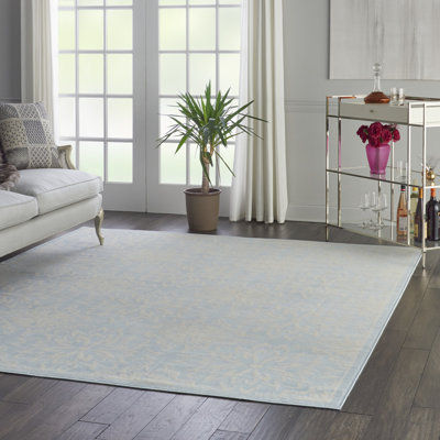 Tapis bleu clair Yurig