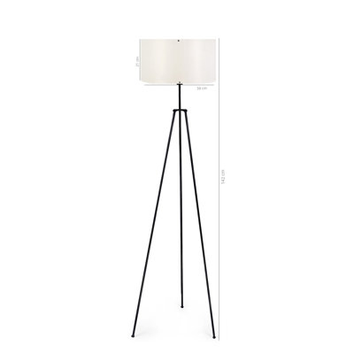 Lampe trépied Clary 149cm