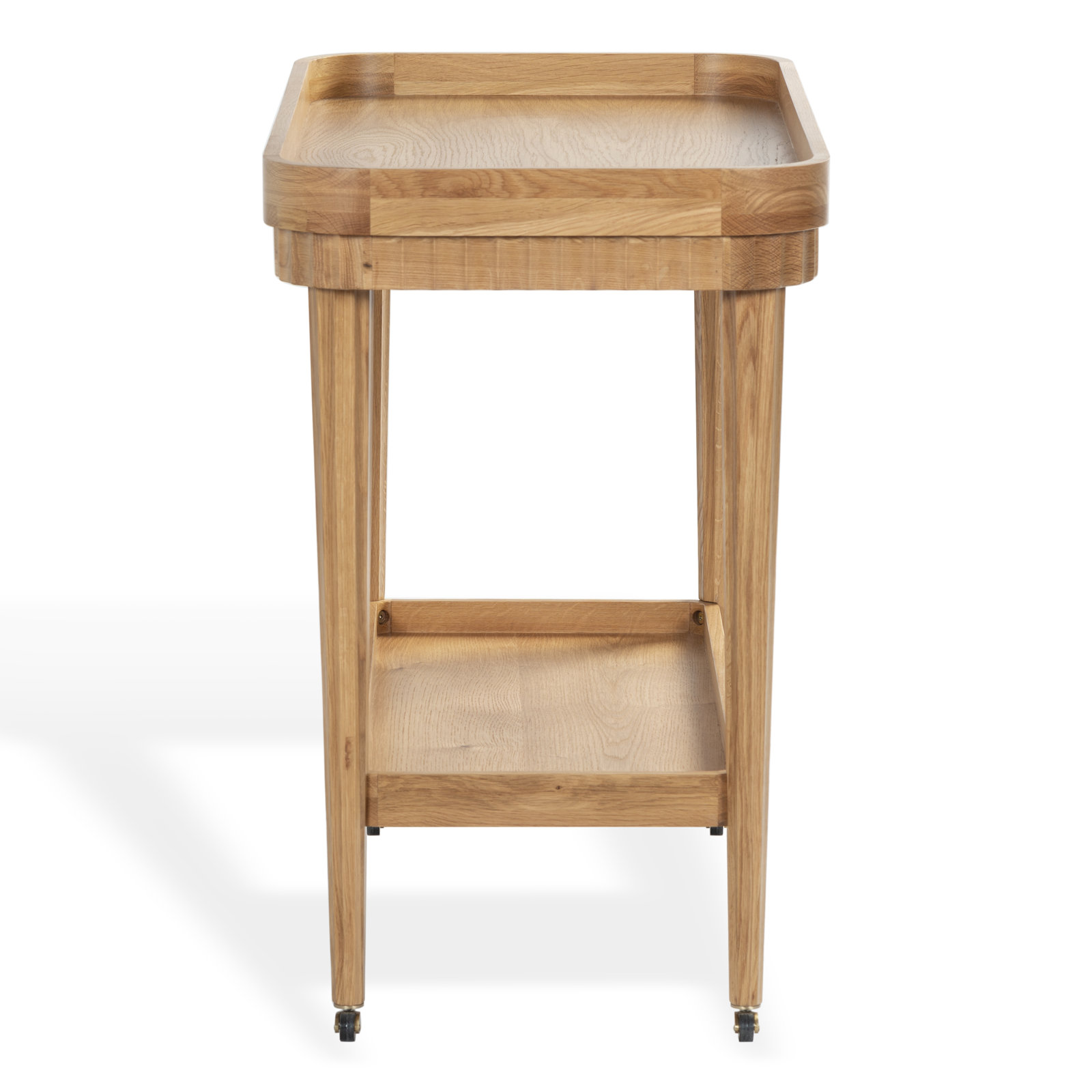 Oak Bar Cart, Natural