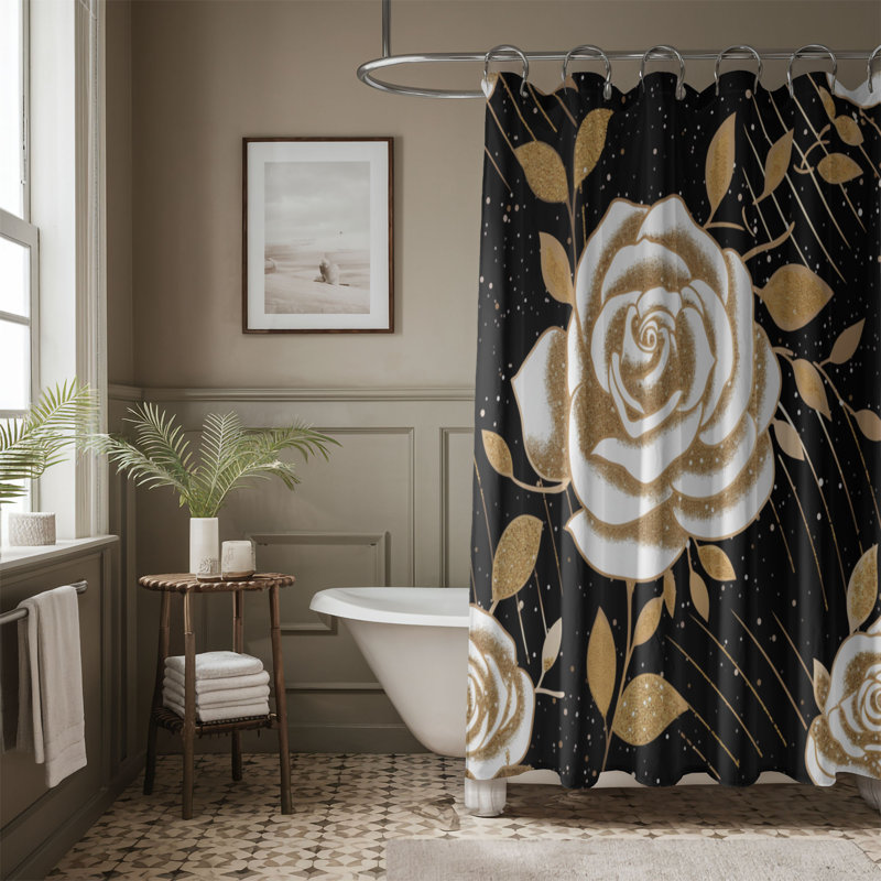 Rideau de douche Gold Gold - Premium, H 74 po x l 71 po