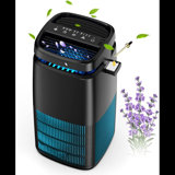 POMORON 4-In-1 Air Purifiers For Home, Air Ionizer Negative Ion Generator, Efficient HEPA Filter, UV, Remove 99.97% Particles Such As Pollen Smoke Pet Dander Air Cleaner For Bedroom, MJ002H,