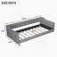 Lit de repos simple simple TG et poche de rangement latérale-1250791963