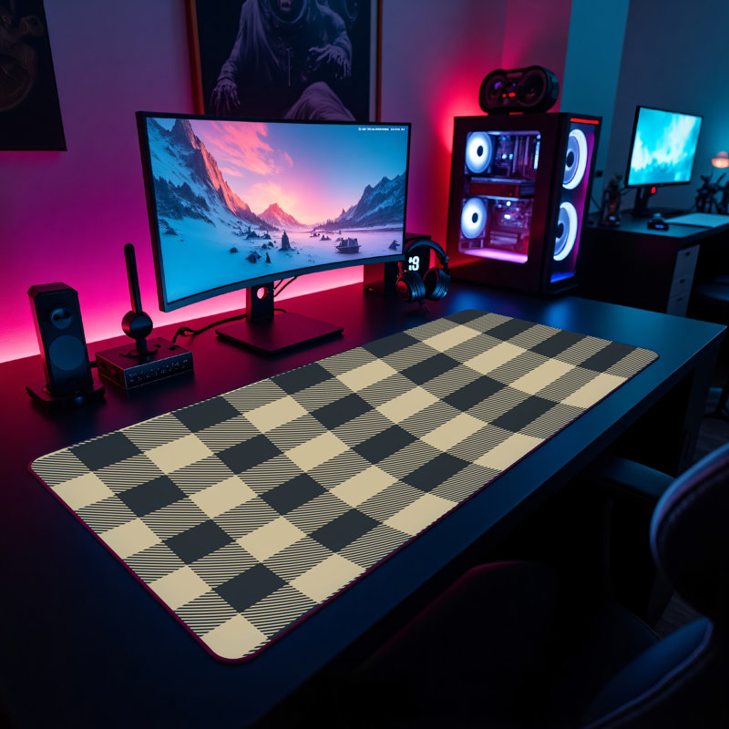 Polyester Desk Pad, 31.5x15.5