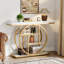 105 Cm Console Table with Storage Shelves-513534782-513534948