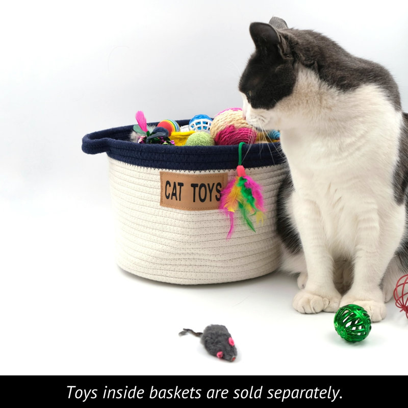 Panier en tissu pour chat, H 8po x l 12 po x P 12 po