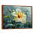 Toile avec cadre flottant brun