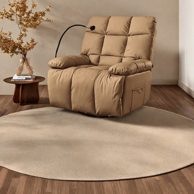 Sleek Recliner with Adjustable Angle Storage