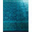Tapis unique bleu / bleu sarcelle 9 pi 2 po x 11 pi Yudit